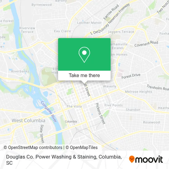 Douglas Co. Power Washing & Staining map