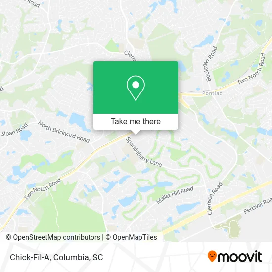 Chick-Fil-A map