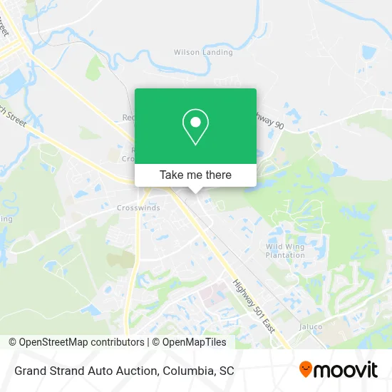 Grand Strand Auto Auction map