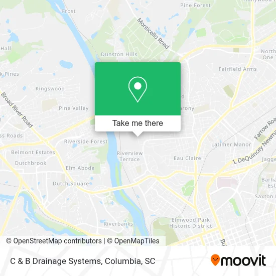 C & B Drainage Systems map