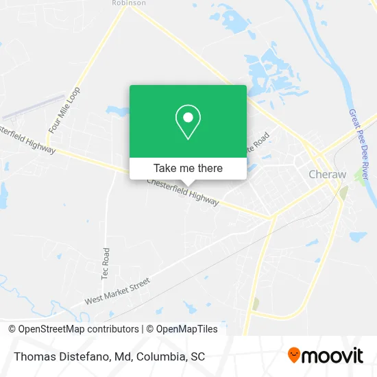 Thomas Distefano, Md map
