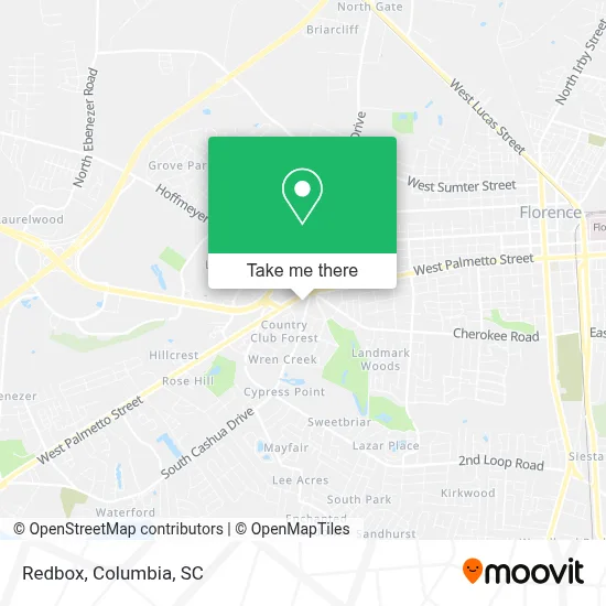 Redbox map