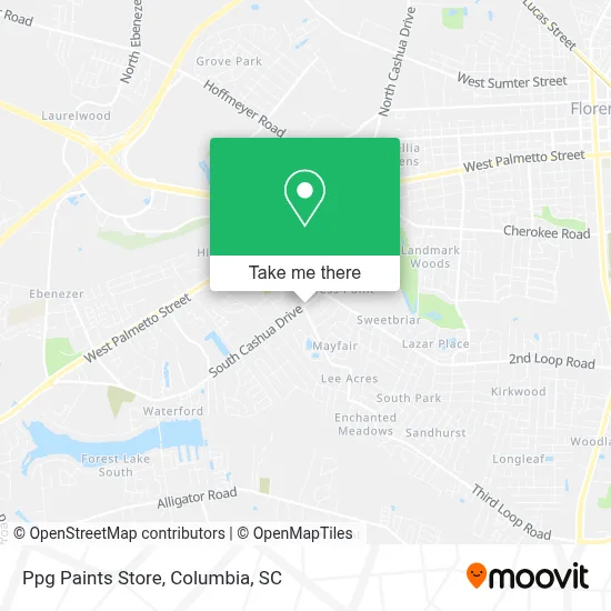 Ppg Paints Store map