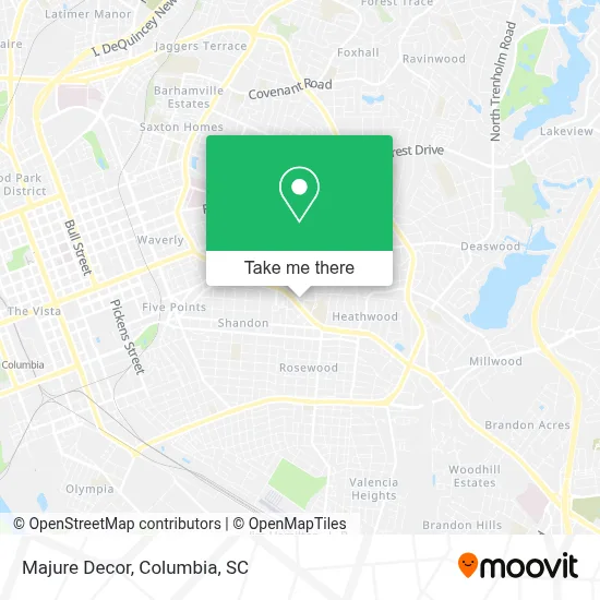 Majure Decor map