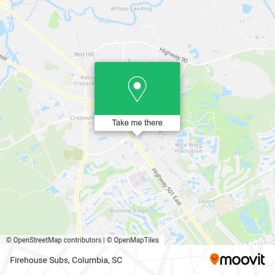 Firehouse Subs map