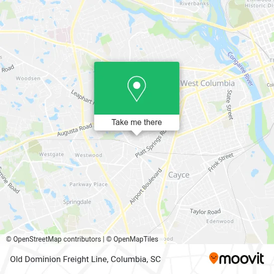 Old Dominion Freight Line map