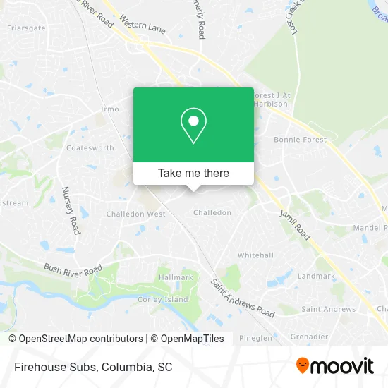 Firehouse Subs map
