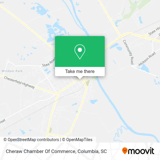 Cheraw Chamber Of Commerce map