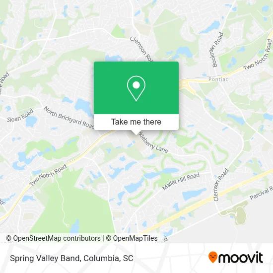 Spring Valley Band map