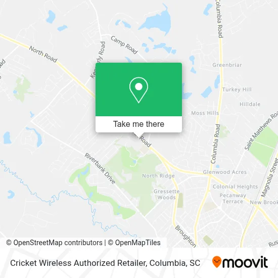 Cricket Wireless Authorized Retailer map