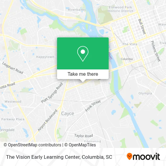 The Vision Early Learning Center map