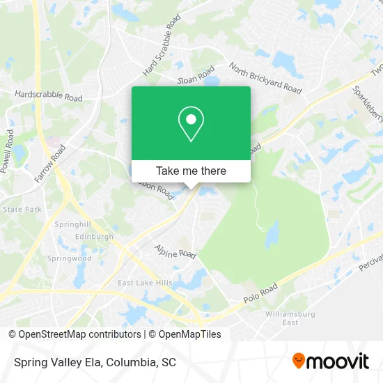 Spring Valley Ela map