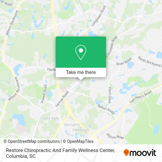 Restore Chiropractic And Family Wellness Center map