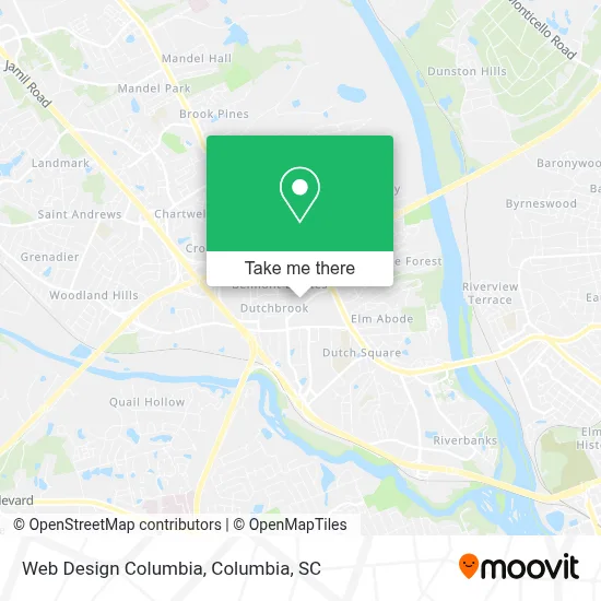 Web Design Columbia map