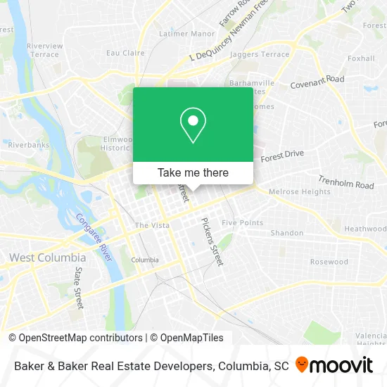 Baker & Baker Real Estate Developers map