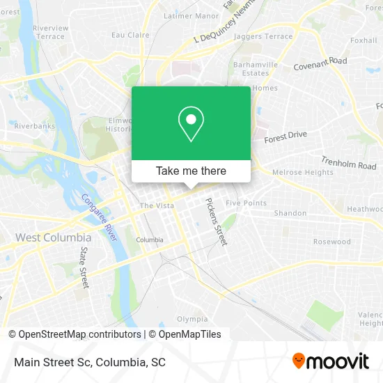 Main Street Sc map