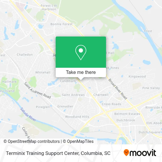 Terminix Training Support Center map