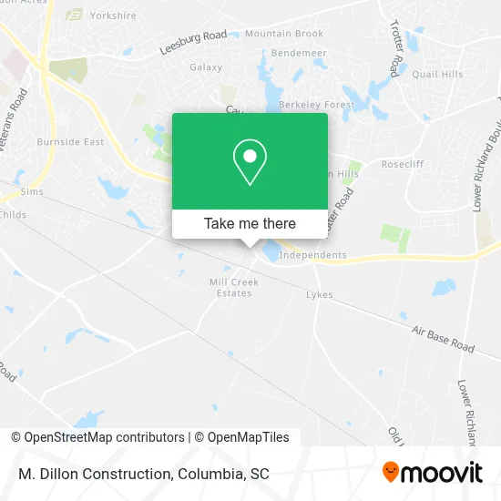 M. Dillon Construction map