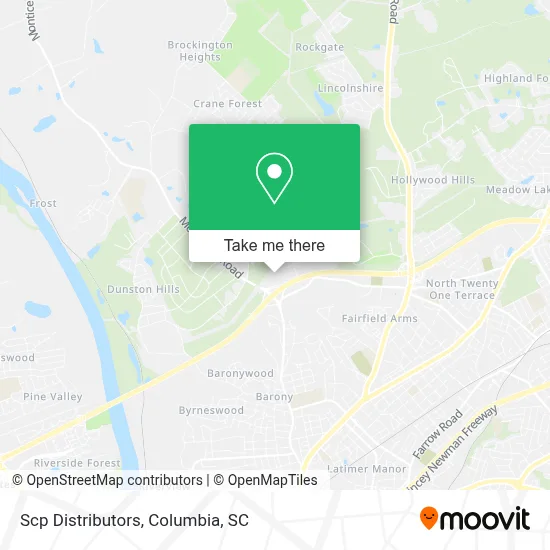 Scp Distributors map