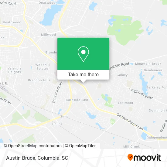 Austin Bruce map