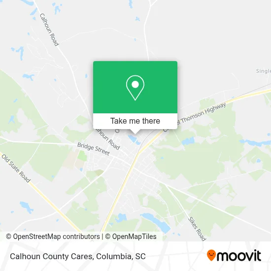 Calhoun County Cares map