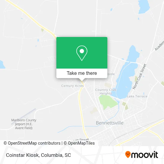 Coinstar Kiosk map