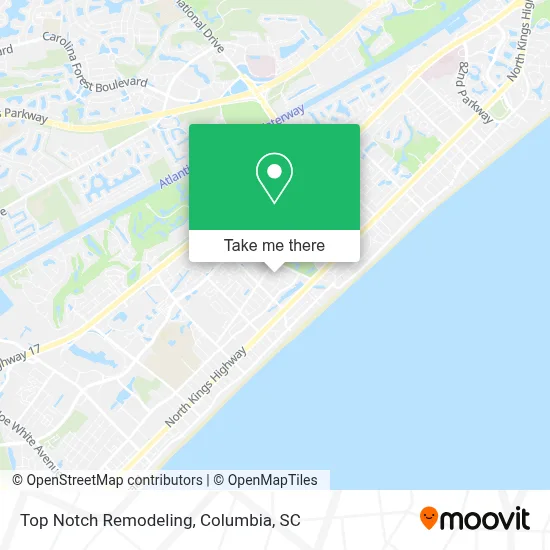 Top Notch Remodeling map