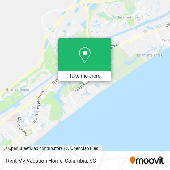 Rent My Vacation Home map
