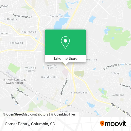 Corner Pantry map