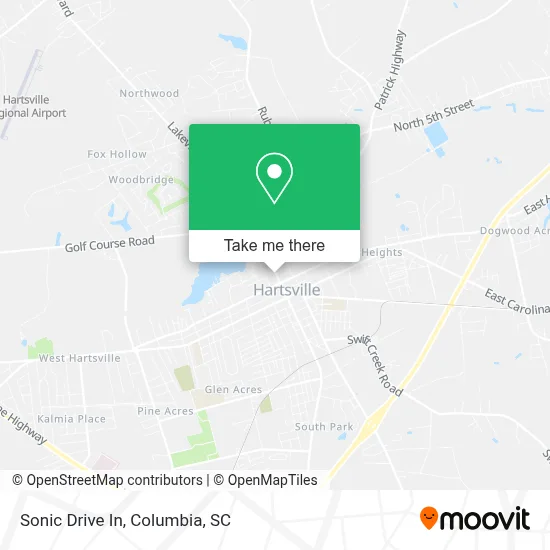 Sonic Drive In map