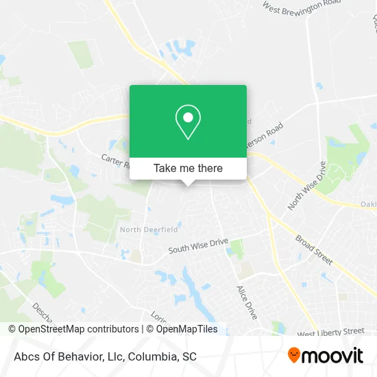Abcs Of Behavior, Llc map