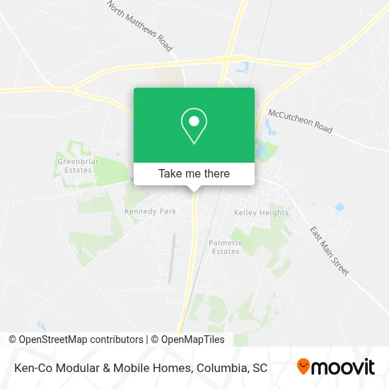 Ken-Co Modular & Mobile Homes map