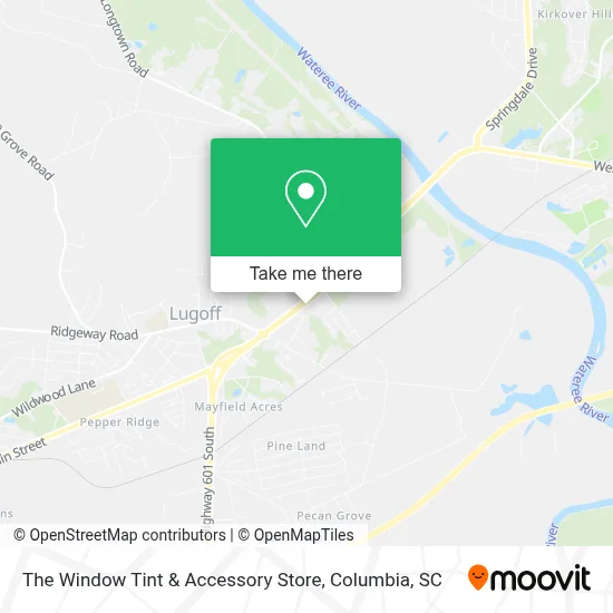 The Window Tint & Accessory Store map
