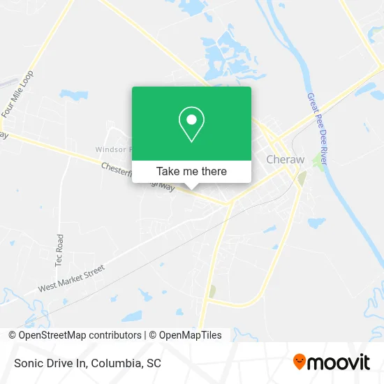 Sonic Drive In map