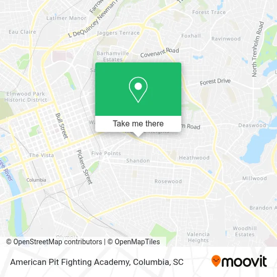 American Pit Fighting Academy map