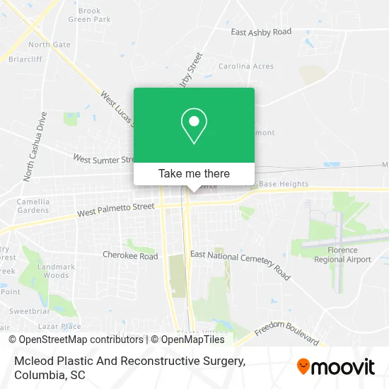 Mcleod Plastic And Reconstructive Surgery map