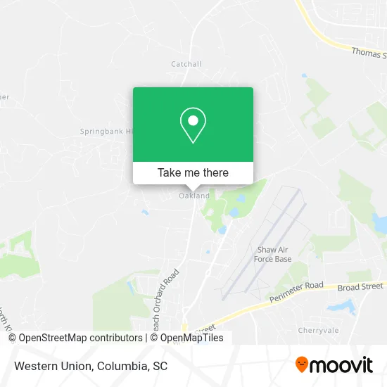 Western Union map