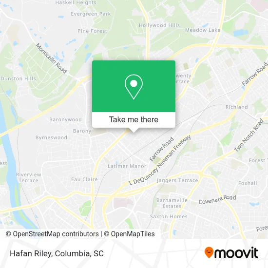 Hafan Riley map