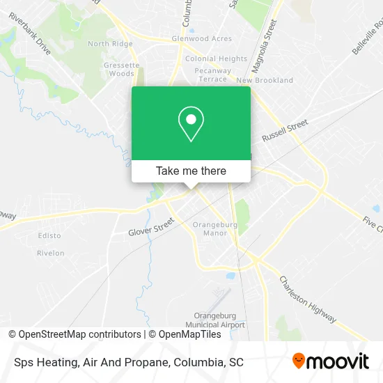 Sps Heating, Air And Propane map