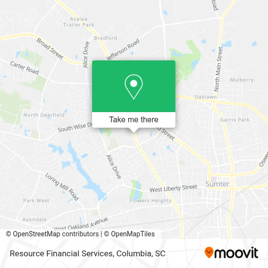 Resource Financial Services map