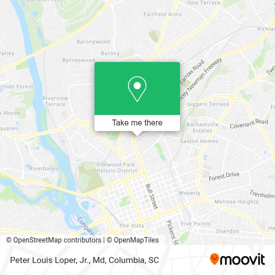Peter Louis Loper, Jr., Md map