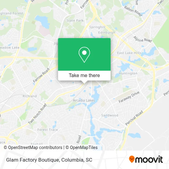 Glam Factory Boutique map