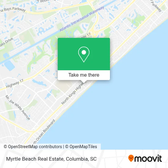Myrtle Beach Real Estate map