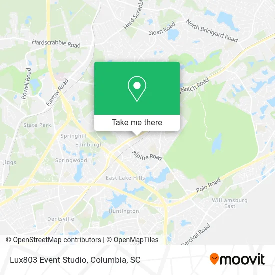 Lux803 Event Studio map