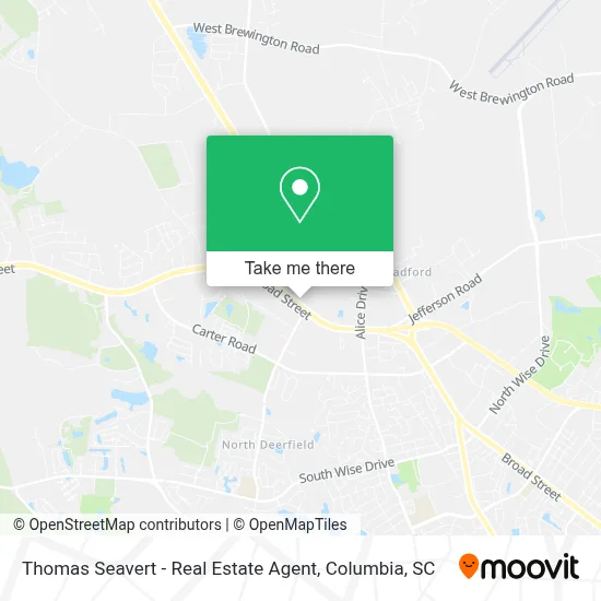 Thomas Seavert - Real Estate Agent map