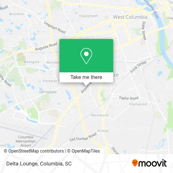 Delta Lounge map