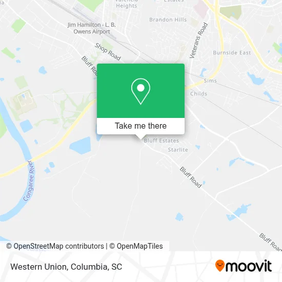 Western Union map