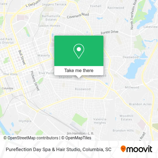 Pureflection Day Spa & Hair Studio map