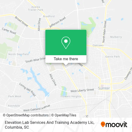 Elevation Lab Services And Training Academy Llc map