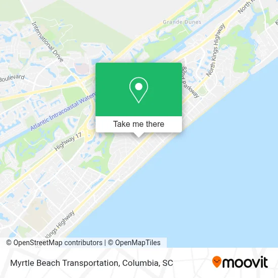 Myrtle Beach Transportation map